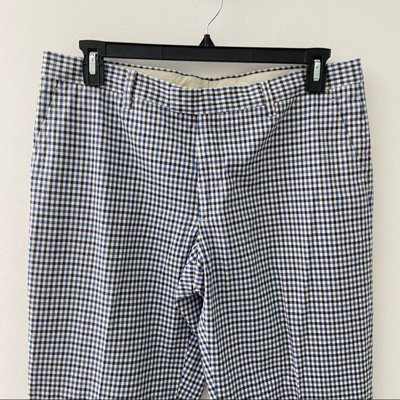 Etro Navy Gingham Check Pants 54 US 34 - Picture 8 of 8